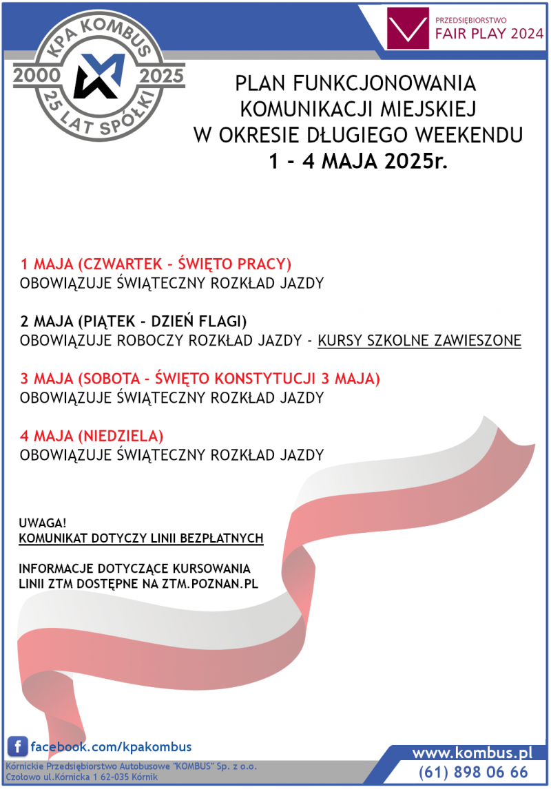 weekend majowy 2025